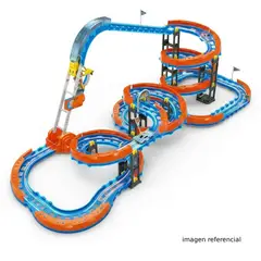 GENERICO - Pista Tengleader 108 piezas con 1 carrito recargable