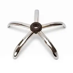 MEGAOFFICE - Base Metálica Cromada para Silla de Oficina Giratoria - Universal Alta Resistencia 320mm