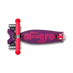 MICRO - Scooter Maxi Deluxe Foldable LED Neon Ultra Pink