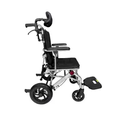 SALUX - SILLA DE RUEDAS ALUMINIO PREMIUM CON CABECERA