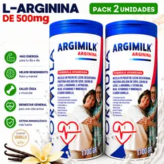 GENERICO - Arginina Pack x2 L-Arginina de 5000mg - 2 Kilos 200 Gramos de L-Arginina + L-Citrulina + BCAA