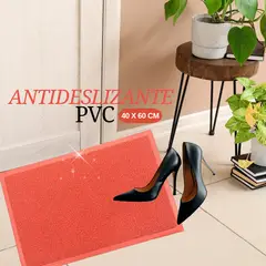 SM - ALFOMBRA ANTIDESLIZANTE 38x58 CM COLOR MELON