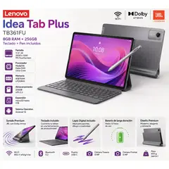 LENOVO - Tablet Idea Tab Plus TB361FU 11.5″ 2K 8GB RAM 256GB
