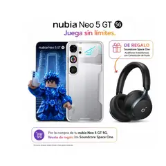ZTE - NUBIA NEO 5 GT 5G (8+12)GB+256GB - PLATEADO + REGALO