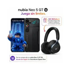 ZTE - NUBIA NEO 5 GT 5G 8GB+256GB - NEGRO + REGALO