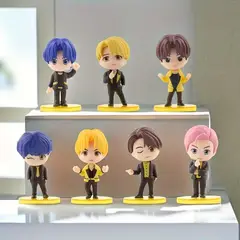 GENERICO - MUÑECO DE TU IDOLO DE BTS DE 7 PIEZAS ( PARA FANS DE ARMY)