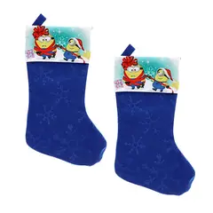 MINIONS - Packx2 Bota Navideña - Azul - Azul - Talla única