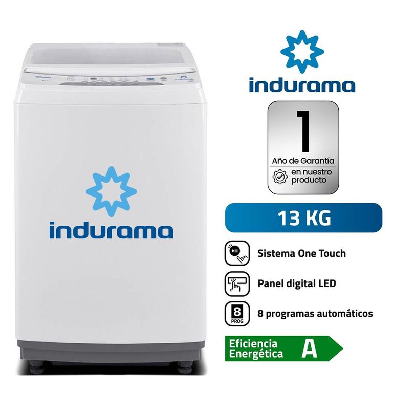 Lavadora Automática 13Kg LRI-13BLA Carga Superior Blanco