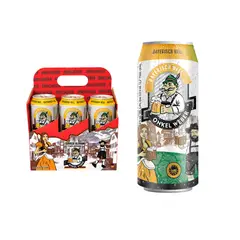GOURMET 117 - SIXPACK CERVEZA DE CEBADA BAYERISCH HELL ONKEL WEBER LATA X 500ML