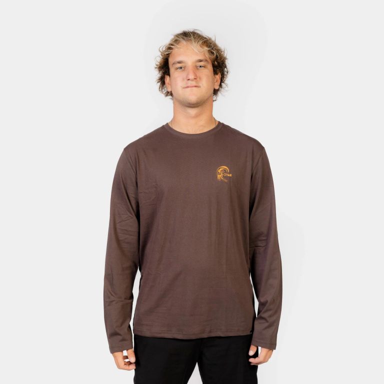 Polo Manga Larga Oneill Brown