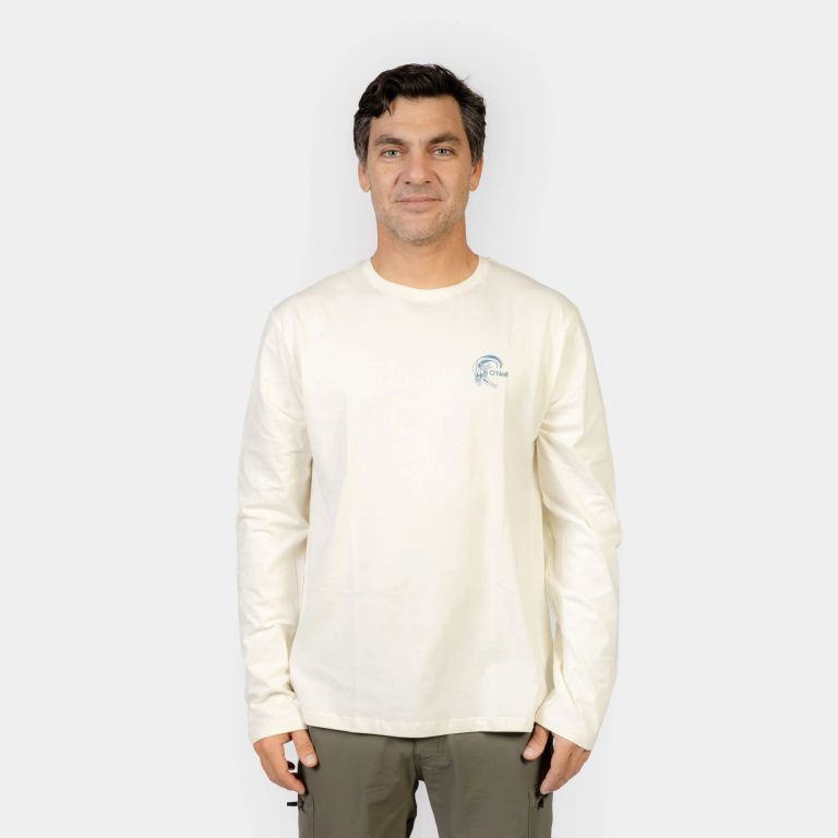Polo Manga Larga Oneill White