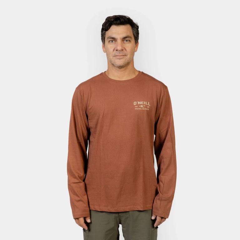 Polo Manga Larga Oneill Brown