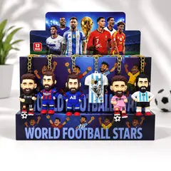 GENERICO - Caja de 12 Llaveros Lionel Messi