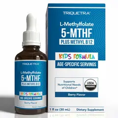 GENERICO - Metilfolato Kids - MTHFR forma sublingual - 5-MTHF Triquetra