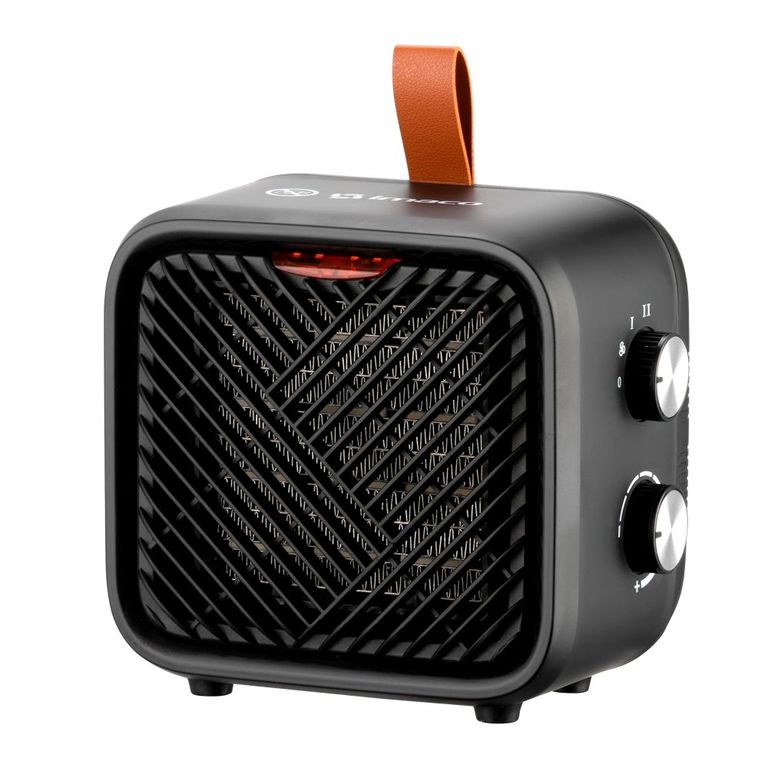 TERMOVENTILADOR PORTÁTIL COLOR NEGRO 1500W