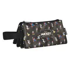 DISNEY CLASICOS - CARTUCHERA DISNEY CUÁDRUPLE CIERRE MICKEY AND FRIENDS