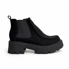 BASHIRA - Botines Anai Negro sueder