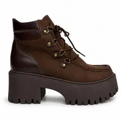 BASHIRA - Botines Noah Marron suede