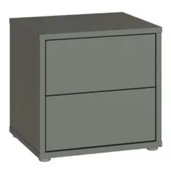 STARHOME - Velador Mesa de noche Runa Melamina 18 mm con Cajón