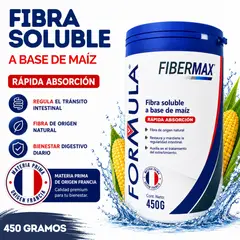 GENERICO - Suplemento Fibra Soluble 450gr 100% Natural - Adiós Estreñimiento Rápida Absorción Sin Olor ni Sabor