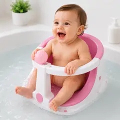 GENERICO - Silla Multifuncional para Bebé rosa - Baño, Juego y Alimentación 2 en 1