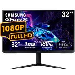 SAMSUNG - Monitor Gamer con pantalla de 32 180Hz y resolución Full