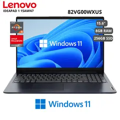 LENOVO - Laptop Ideapad 1 15AMN7 AMD Ryzen 5-7520U 8GB RAM 256GB SSD 15.6" FHD - 82VG00WXUS