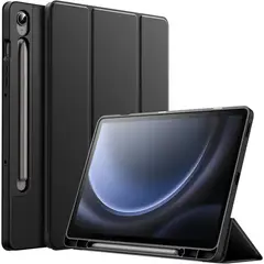 GENERICO - Funda para Galaxy Tab S8 Ultra de 14.6 + Porta Lápiz + Negro
