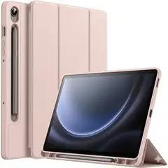 GENERICO - Funda para Galaxy Tab S8 Ultra de 14.6 + Porta Lápiz + Rosa Palo