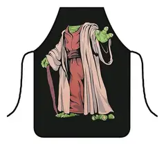 GENERICO - Mandil Delantal de Cocina Temático Diseño Yoda