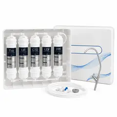D DECOR MI CASA - Filtro de agua 5 Etapas premium Purificador de agua potable con Ultrafiltración UF