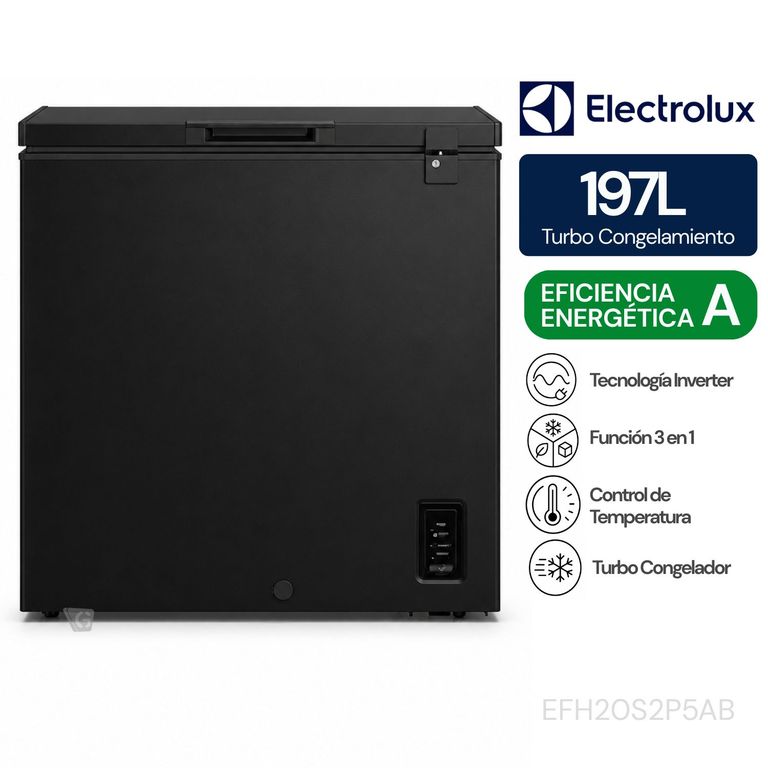 Congelador Horizontal 197L Inverter con Función Turbo EFH20S2P5AB