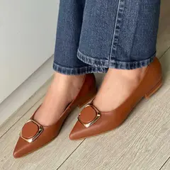 GENERICO - BALERINA CAMEL PARA MUJER ZAZA TENDENCIA