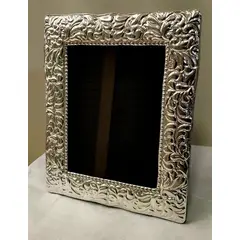 PERU - Decorativo Adorno Marco cuadro estilo abuelo PLat. ley 950 para foto de 15x20