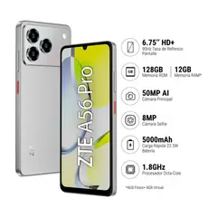 ZTE - BLADE A56 PRO 4+128GB COLOR GRIS