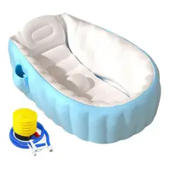 OEM - Bañera de Bebe Baño Inflable Antideslizantes con Inflador PREMIUM