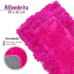 SM - ALFOMBRA FELPUDA 40X60 CM ROSADO