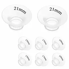 GENERICO - Set de adaptadores para Extractores de Leche Maternos 8 Unidades