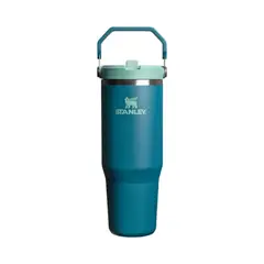 STANLEY - Tumbler Vaso de acero inoxidable IceFlow 2.0 30 oz - Coastal Teal