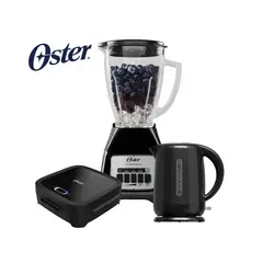 OSTER - Combo Licuadora + Sandwichera Compacta + hervidor
