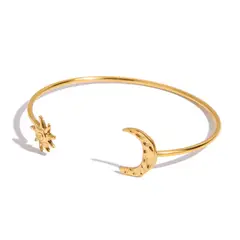 GENERICO - Pulsera Sol & Luna Dorada
