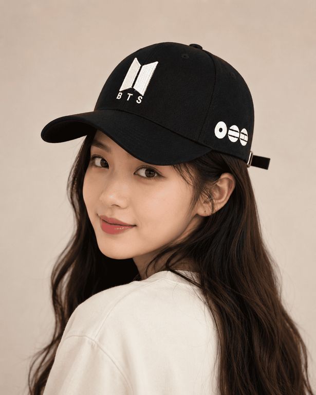 GORRO SOMBRERO DE BTS DE TEMATICA DE K-POP- PARA FANS DE ARMY Y BTS