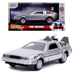 JADA TOYS - Back to the Future 2 - Delorean Time Machine DieCast Metal maquina del tiempo de Regreso al Futuro 2
