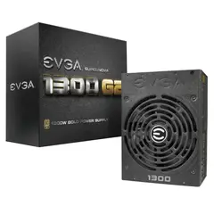 EVGA - Fuente de poder 1300W Supernova 1300 G2, Certificación 80 Plus GOLD