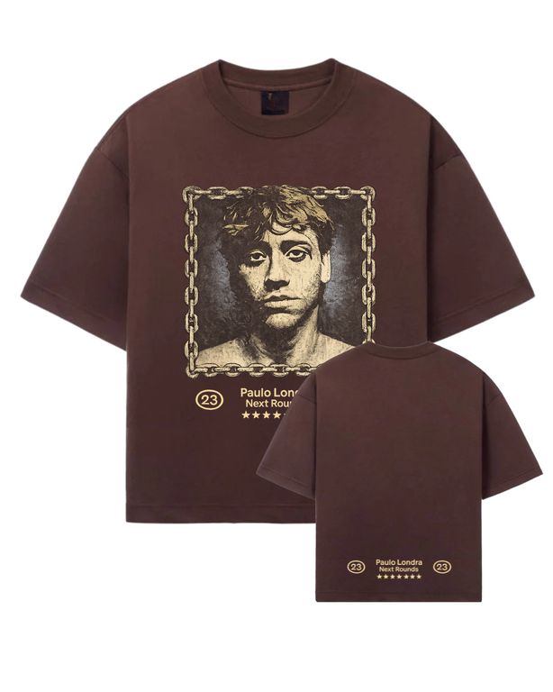 Polo Paulo Londra Oversize Algodón Marron Oversized