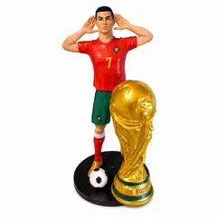 GENERICO - Figura de colección CRISTIANO RONALDO--Copa Mundial -EDICION LIMITADA