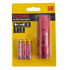 KODAK - LINTERNA 9 LED FLASHLIGHT ROJO