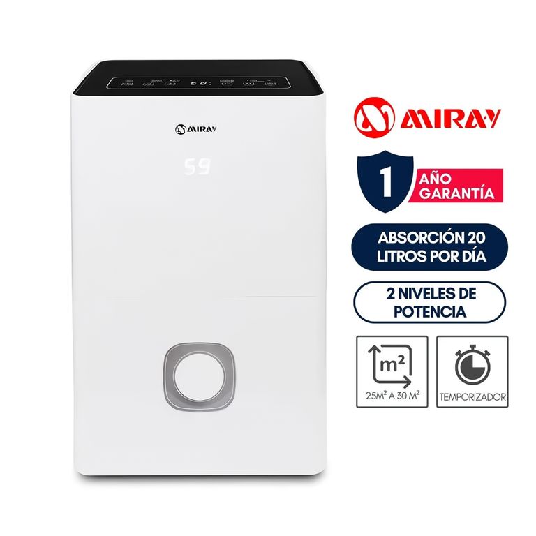 Deshumedecedor DM-225W 4 L 25 a 30 m2