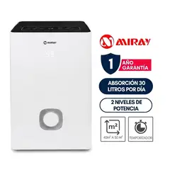 MIRAY - Deshumedecedor DM-325 4 L 45 a 50 m2