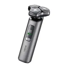 VIDVIE - Afeitadora Multifuncional ES02 Silver Rotativo de 3 cabezales